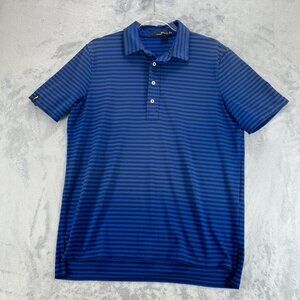 RLX Ralph Lauren Shirt Men's‎ M Blue Striped Golf Polo